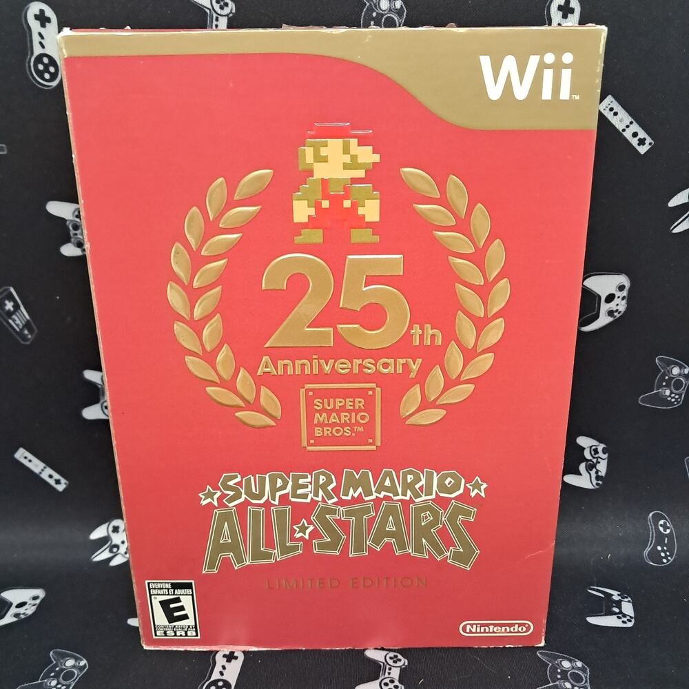 Super Mario All-Stars Limited Edition (Nintendo Wii, 2010) Complete in Box - VG